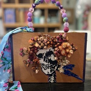 "💀 "Grateful Deadhead" Cigar Box Purse